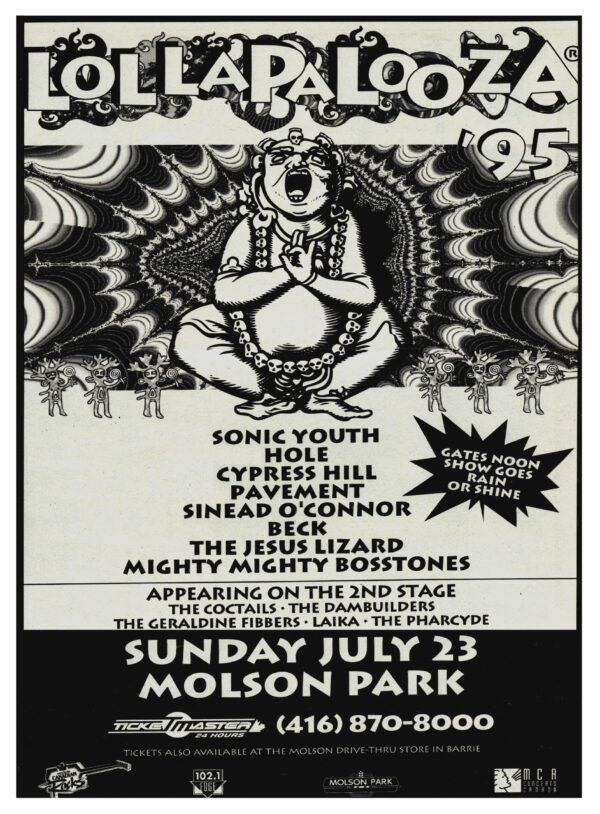 Lollapalooza, Molson Park, 1995 | The Flyer Vault